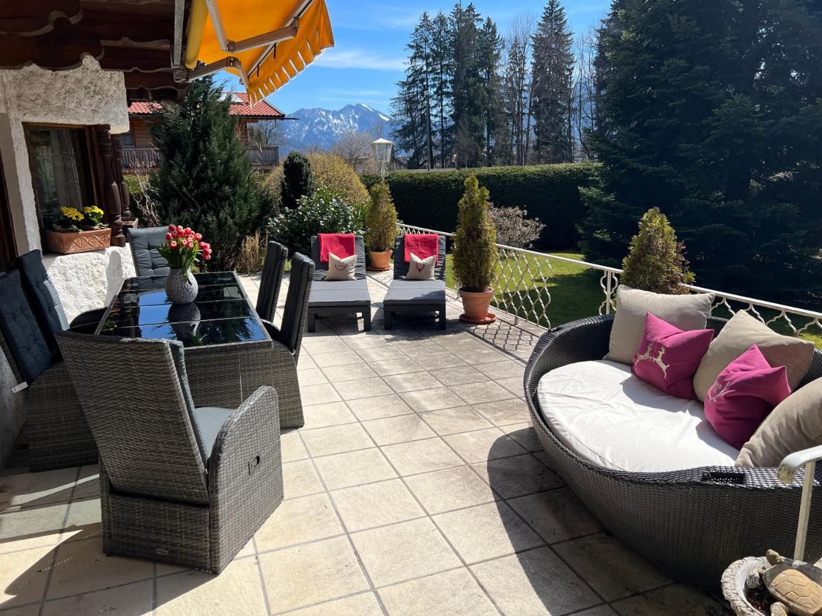 Alpen Suite Tegernsee - Grosse Sonnenterasse Und Idyllischer Garten Bad Wiessee Luaran gambar