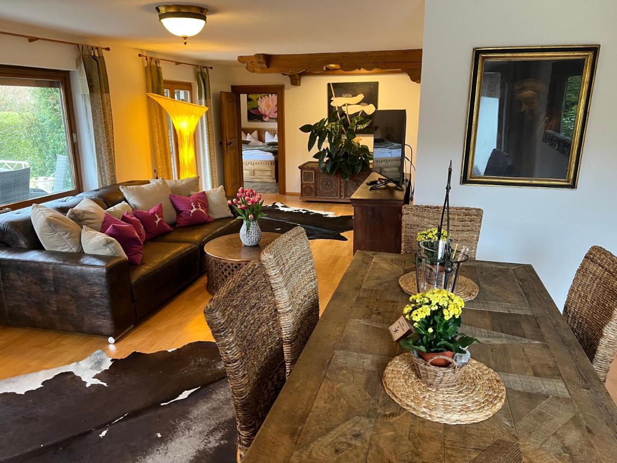 Alpen Suite Tegernsee - Grosse Sonnenterasse Und Idyllischer Garten Bad Wiessee Luaran gambar